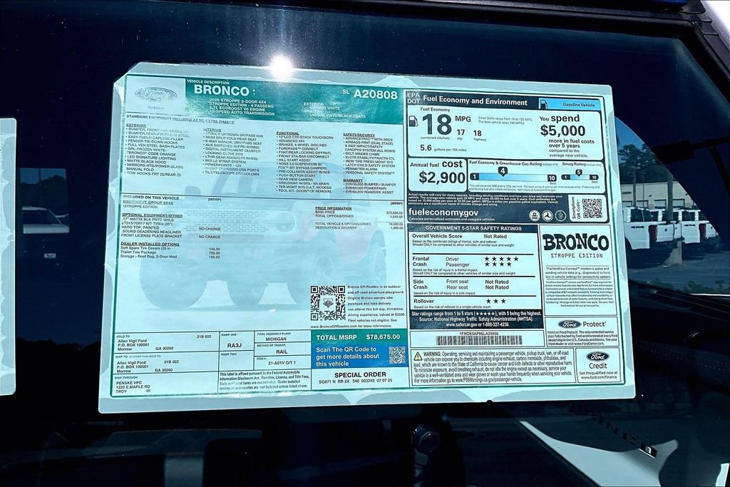 New 2025 Ford Bronco Stroppe Edition image 14