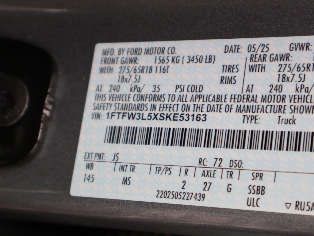 Used 2025 Ford F150 XLT w/ Equipment Group 301A Standard AWD/4WD image 37