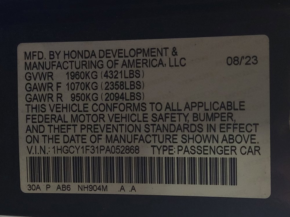 Used 2023 Honda Accord EX image 33