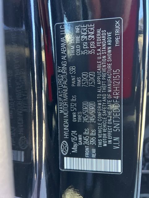 Used 2024 Hyundai Santa Cruz Limited image 36