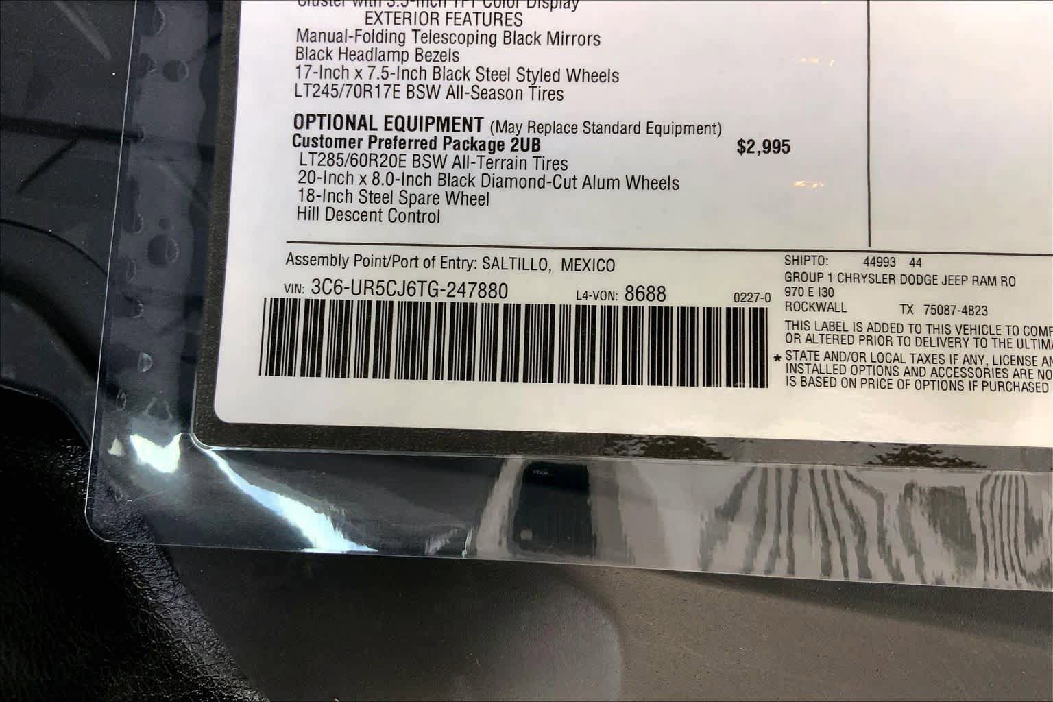 New 2026 RAM 2500 Warlock AWD/4WD image 19