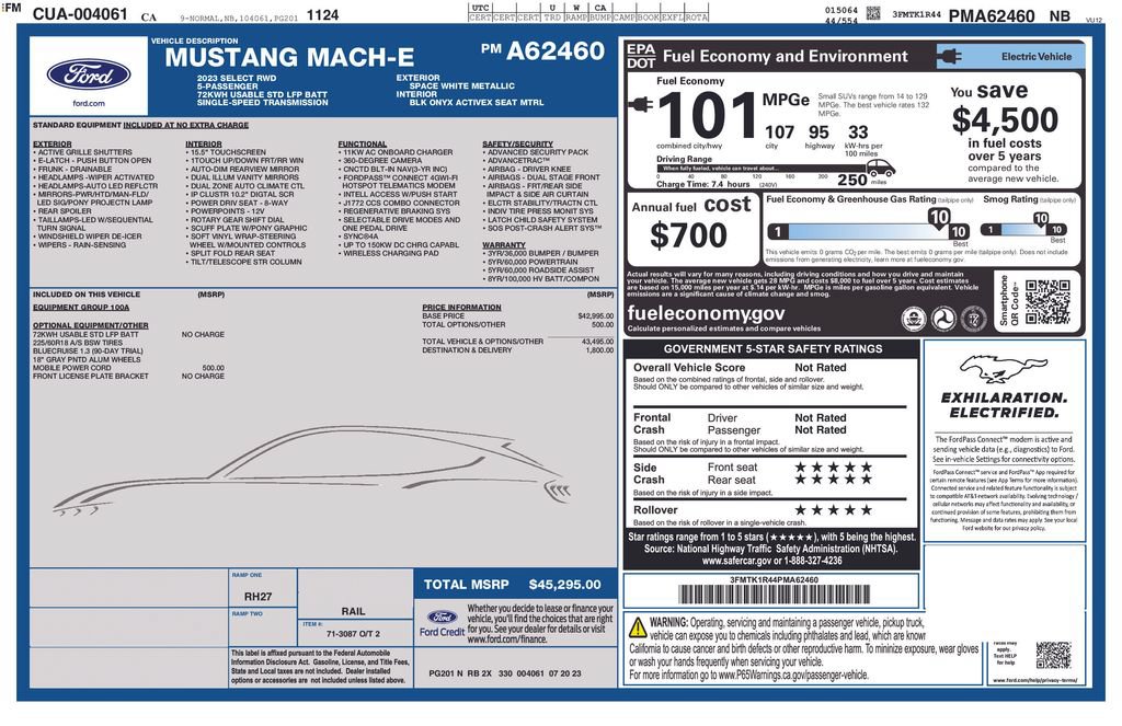 Used 2023 Ford Mustang Mach-E Select RWD image 6