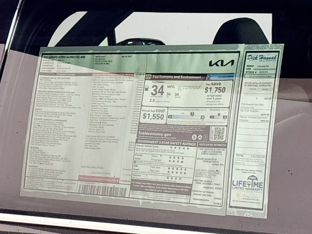 New 2025 Kia Sorento SX Prestige image 26