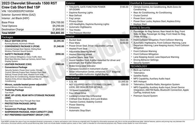 Certified 2023 Chevrolet Silverado 1500 RST w/ Rally Edition image 6