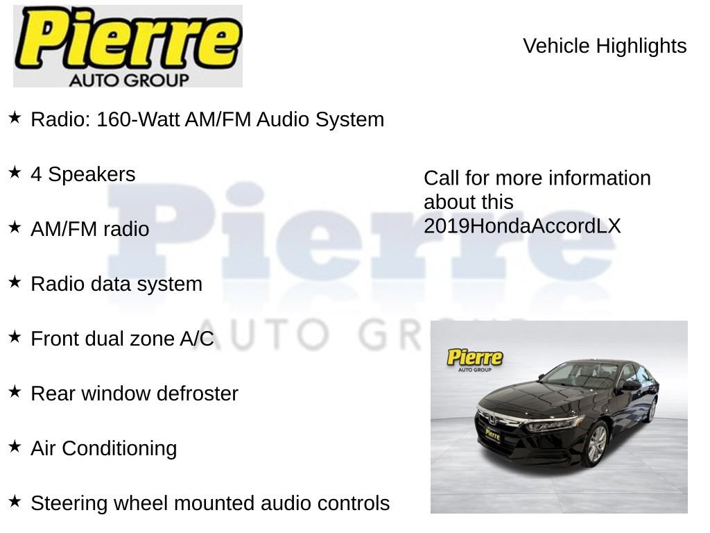 Used 2019 Honda Accord LX image 7