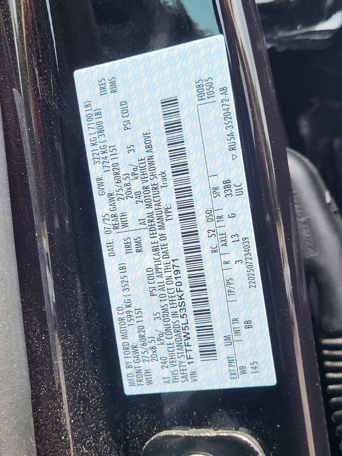 Certified 2025 Ford F150 Lariat w/ Equipment Group 501A Mid AWD/4WD image 35