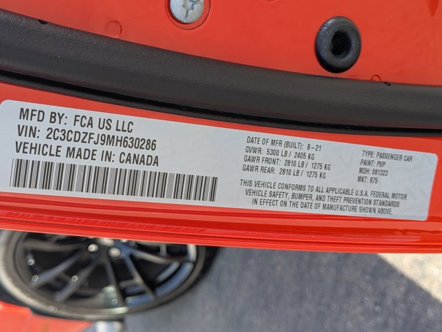 Used 2021 Dodge Challenger R/T Scat Pack w/ Dynamics Package RWD image 23