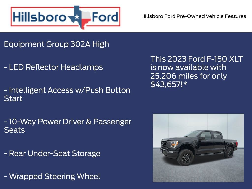 Used 2023 Ford F150 XLT w/ Equipment Group 302A High AWD/4WD image 9