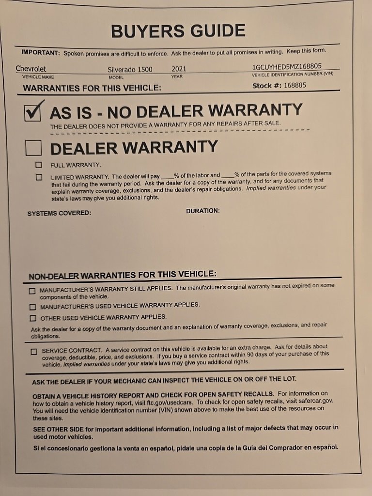 Used 2021 Chevrolet Silverado 1500 High Country image 22