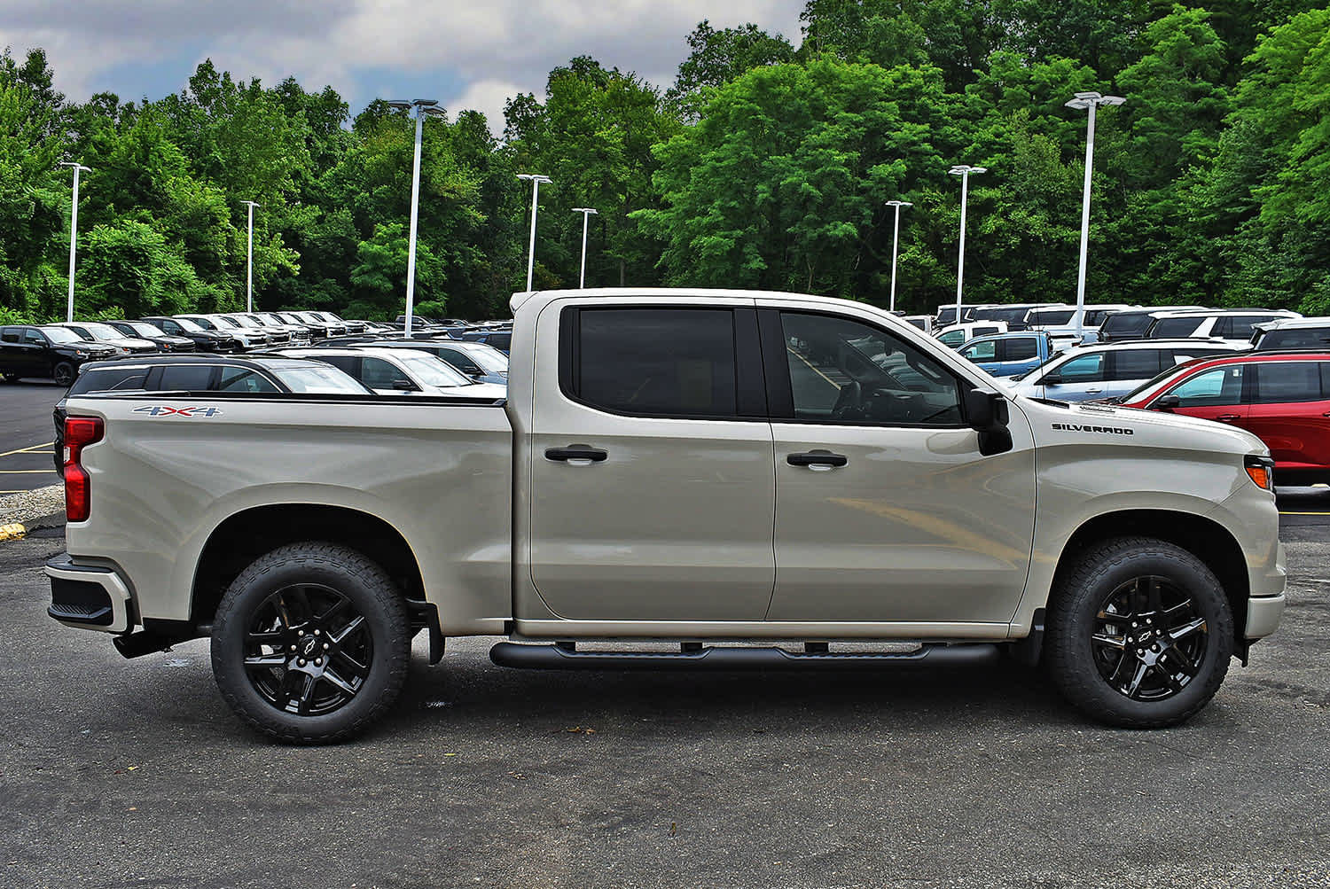 New 2026 Chevrolet Silverado 1500 Custom w/ Turbomax Blackout Package AWD/4WD image 6