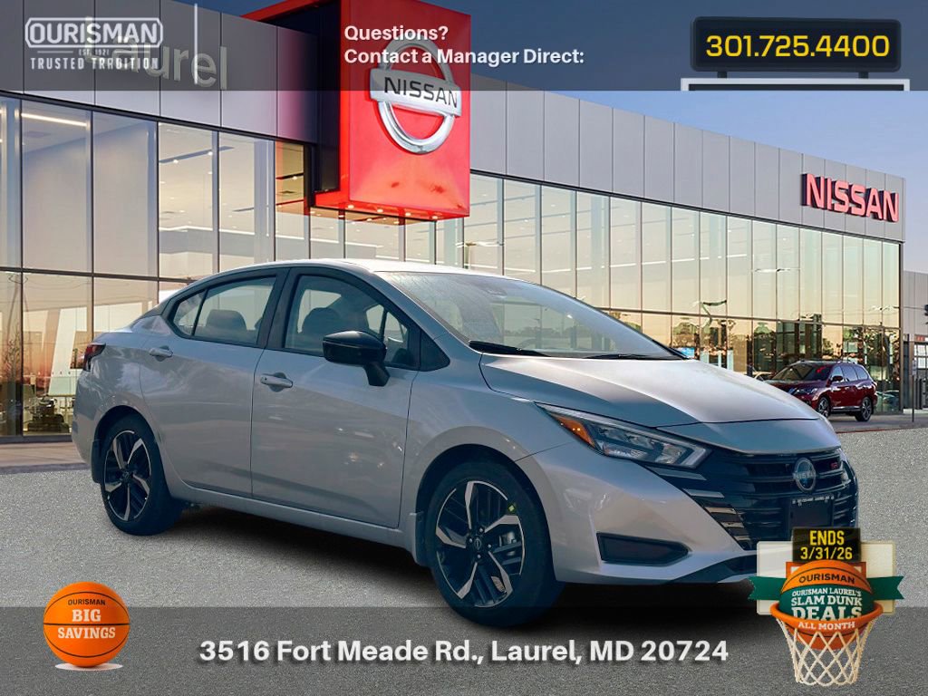 New 2025 Nissan Versa SR w/ Trunk Package image 1