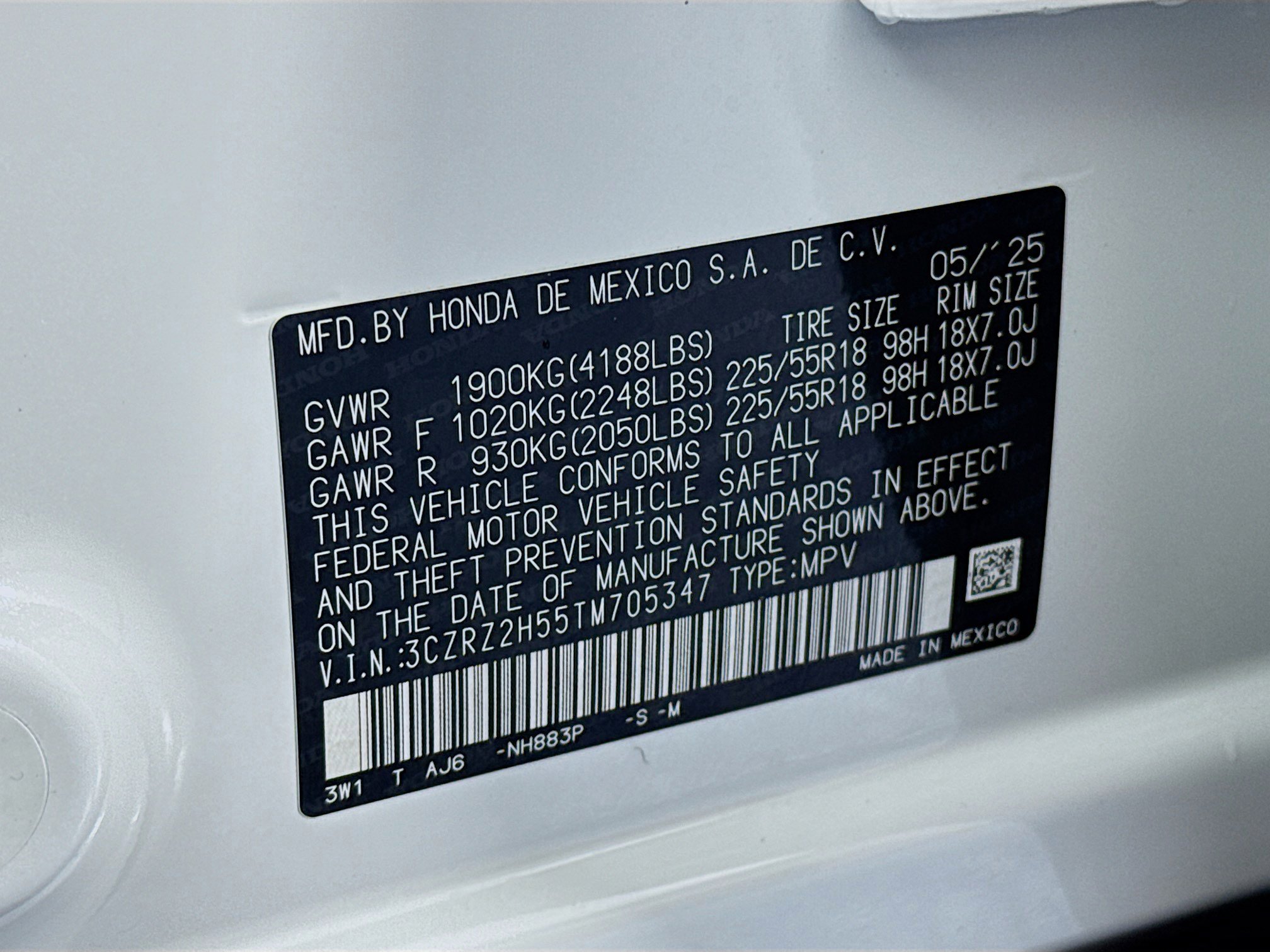 New 2026 Honda HR-V Sport image 30