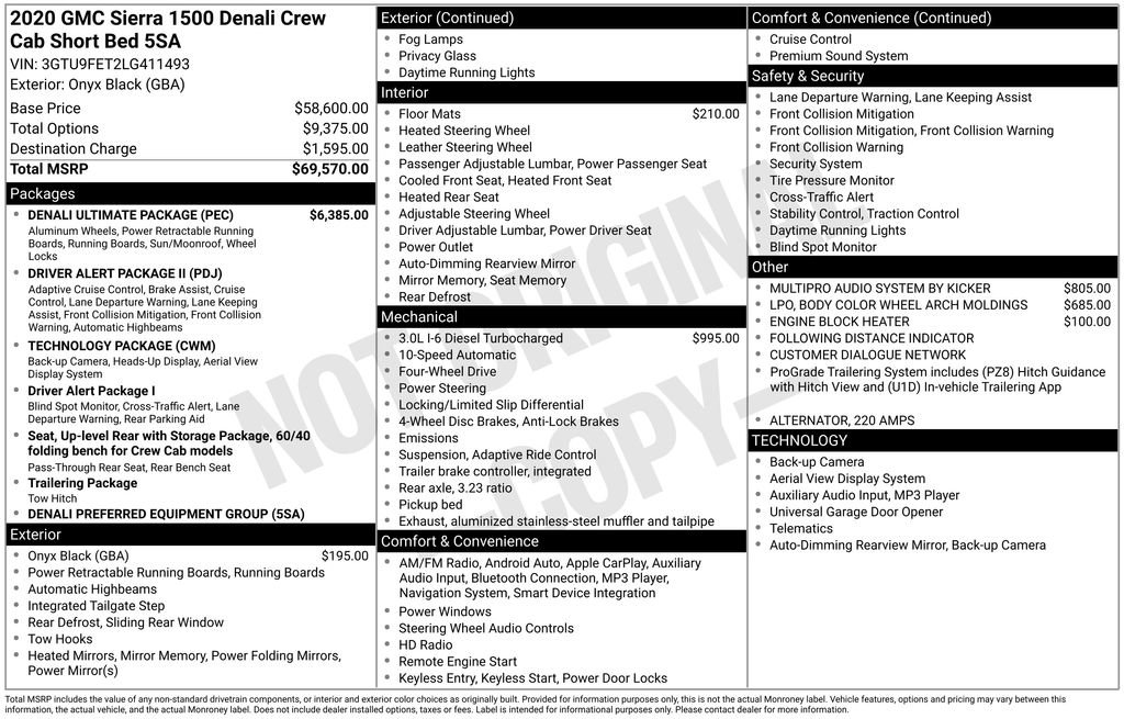 Used 2020 GMC Sierra 1500 Denali w/ Denali Ultimate Package image 25