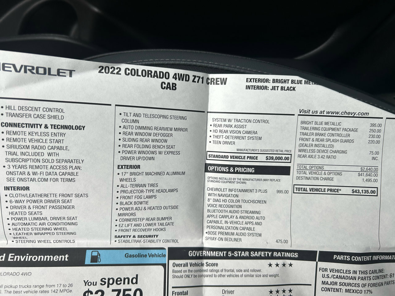 Used 2022 Chevrolet Colorado Z71 image 25