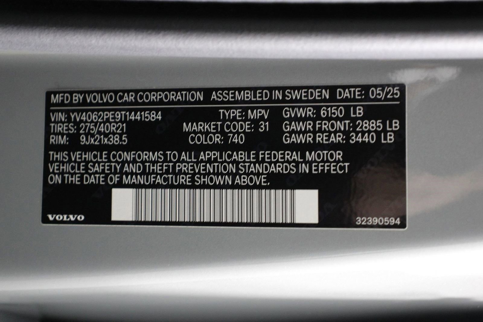 Certified 2026 Volvo XC90 B6 Plus image 16