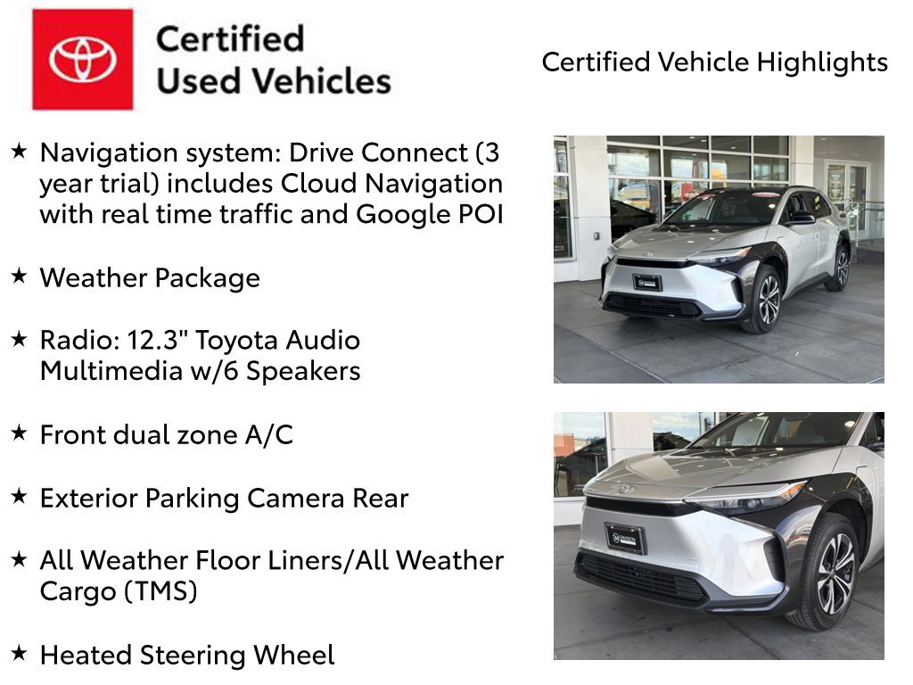 Certified 2023 Toyota bZ4X FWD w/ Weather Package image 7