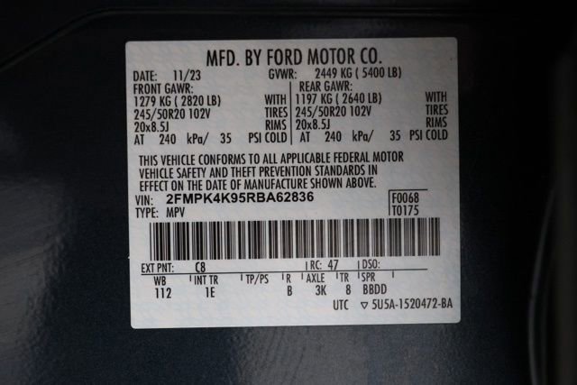 Used 2024 Ford Edge Titanium w/ Titanium Elite Package AWD/4WD image 35