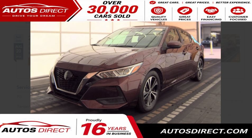 Used 2022 Nissan Sentra SV FWD image 1