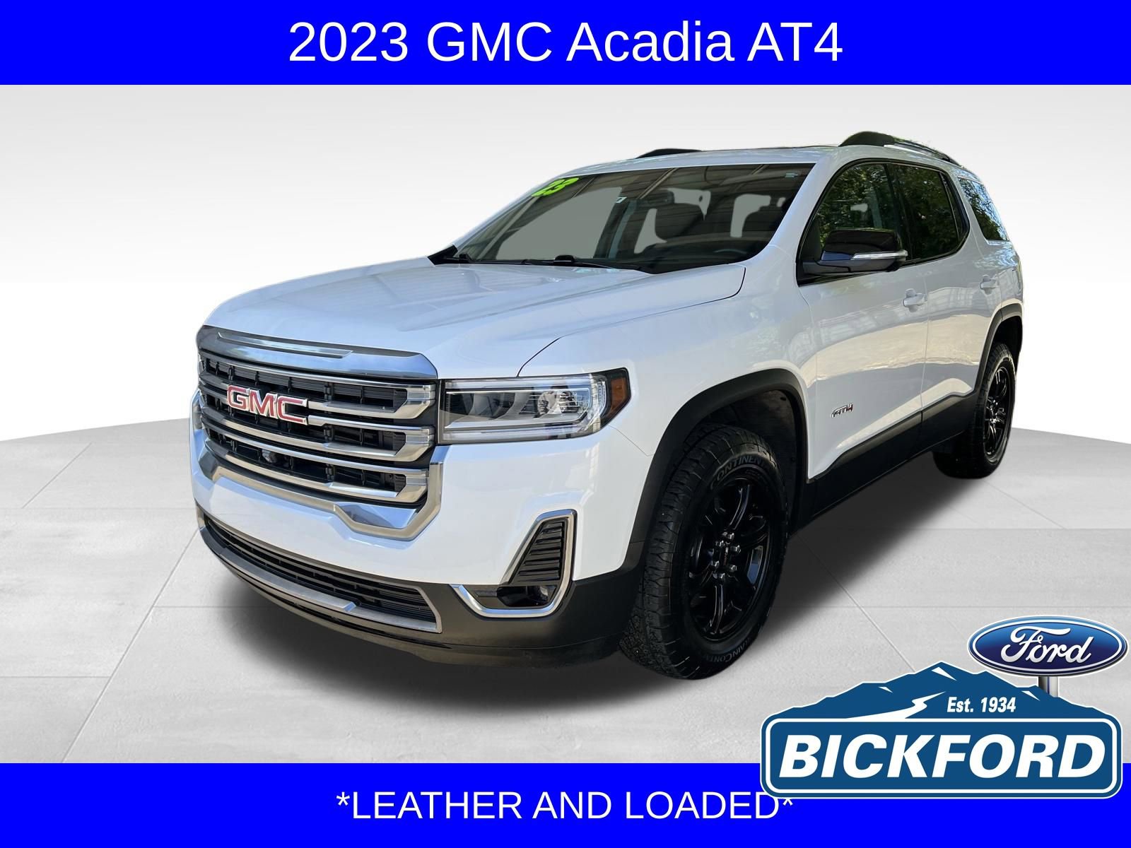 Used 2023 GMC Acadia AT4 w/ GMC Pro Grade Package