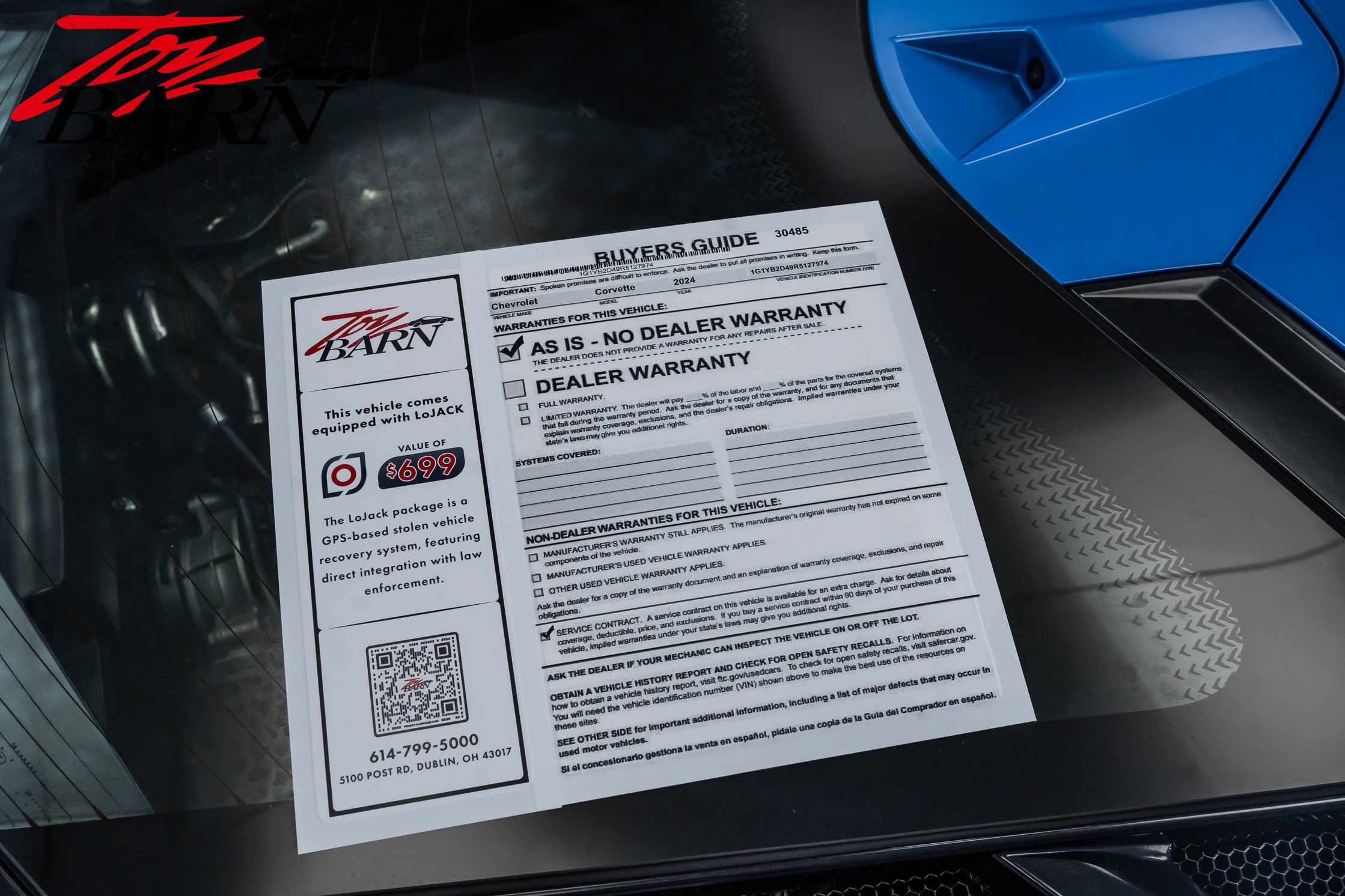 Used 2024 Chevrolet Corvette Stingray Preferred Cpe w/ Battery Protection Package RWD image 55