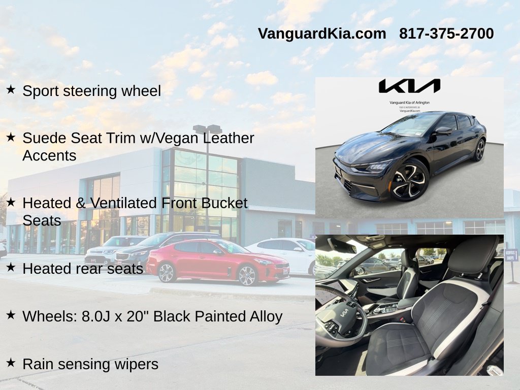 Certified 2023 Kia EV6 GT-Line w/ GT-Line Suede Seat Package AWD/4WD image 18