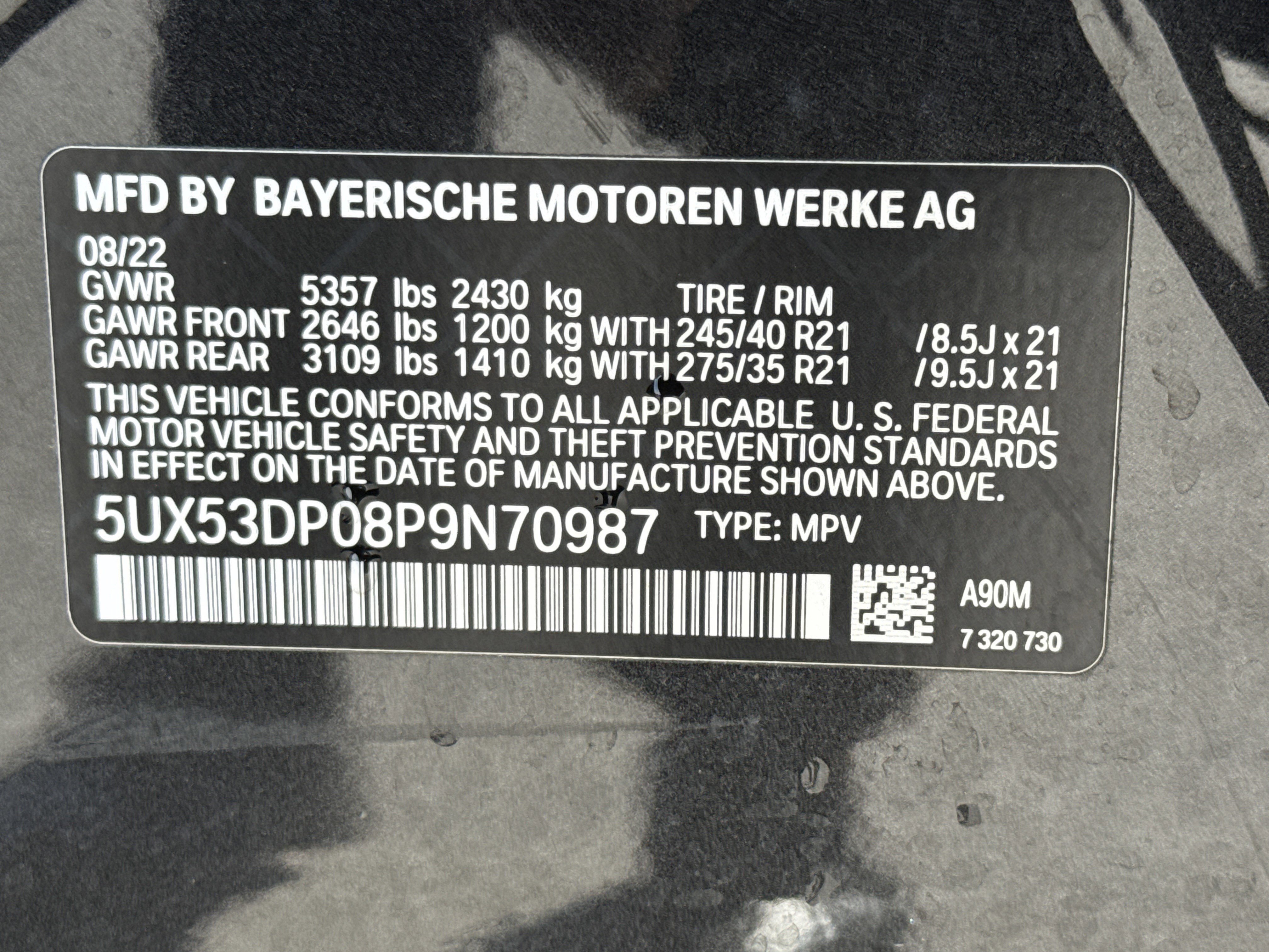 Used 2023 BMW X3 xDrive30i image 37