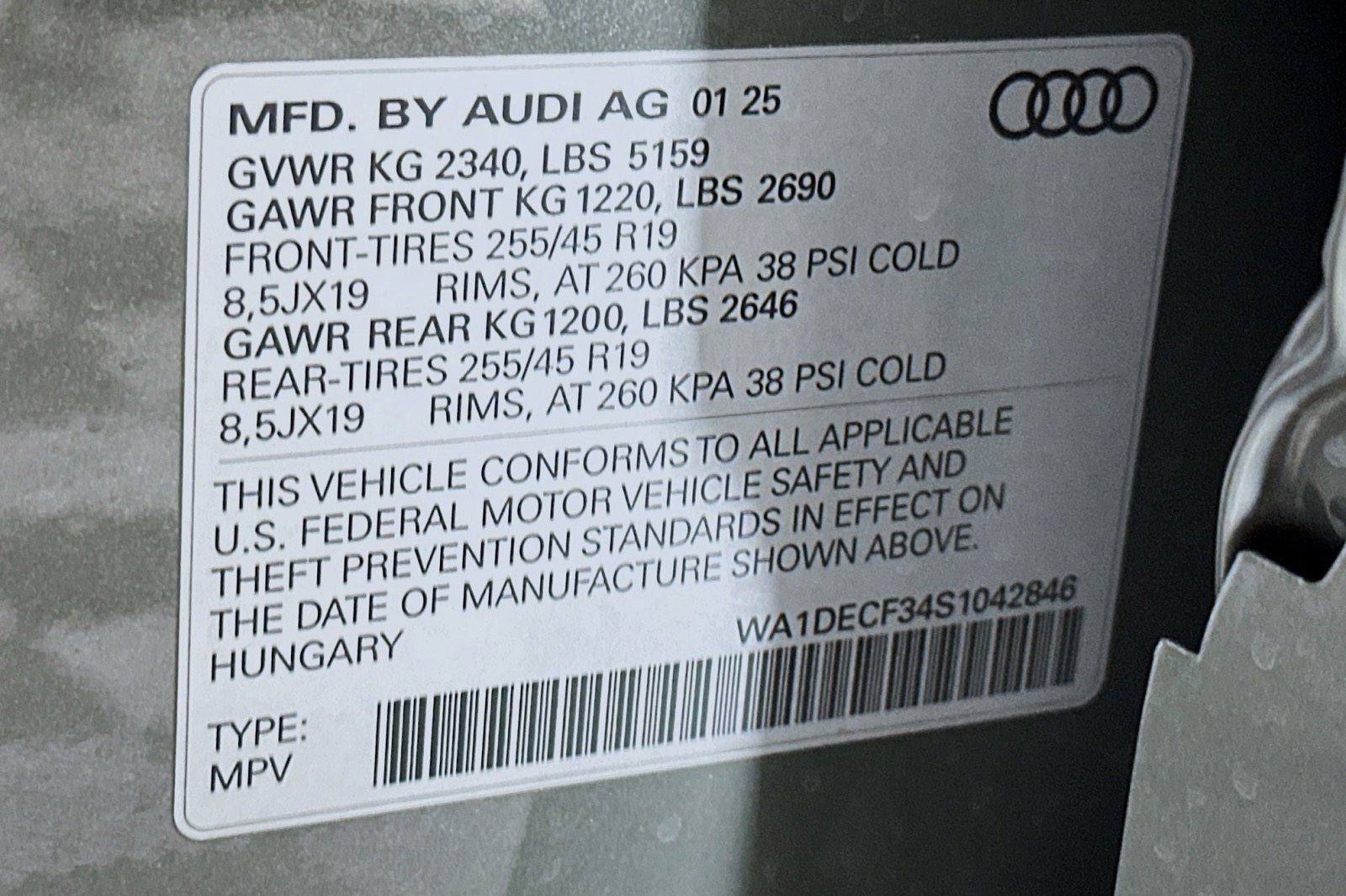 Used 2025 Audi Q3 2.0T Premium w/ Black Optic Sport Package image 24