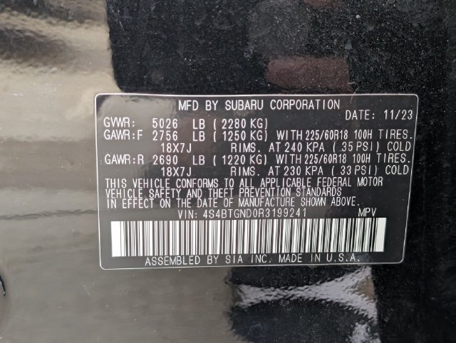 Used 2024 Subaru Outback Limited XT AWD/4WD image 33