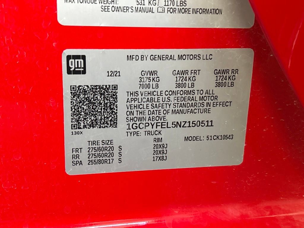 Used 2022 Chevrolet Silverado 1500 LT Trail Boss w/ Convenience Package II image 30