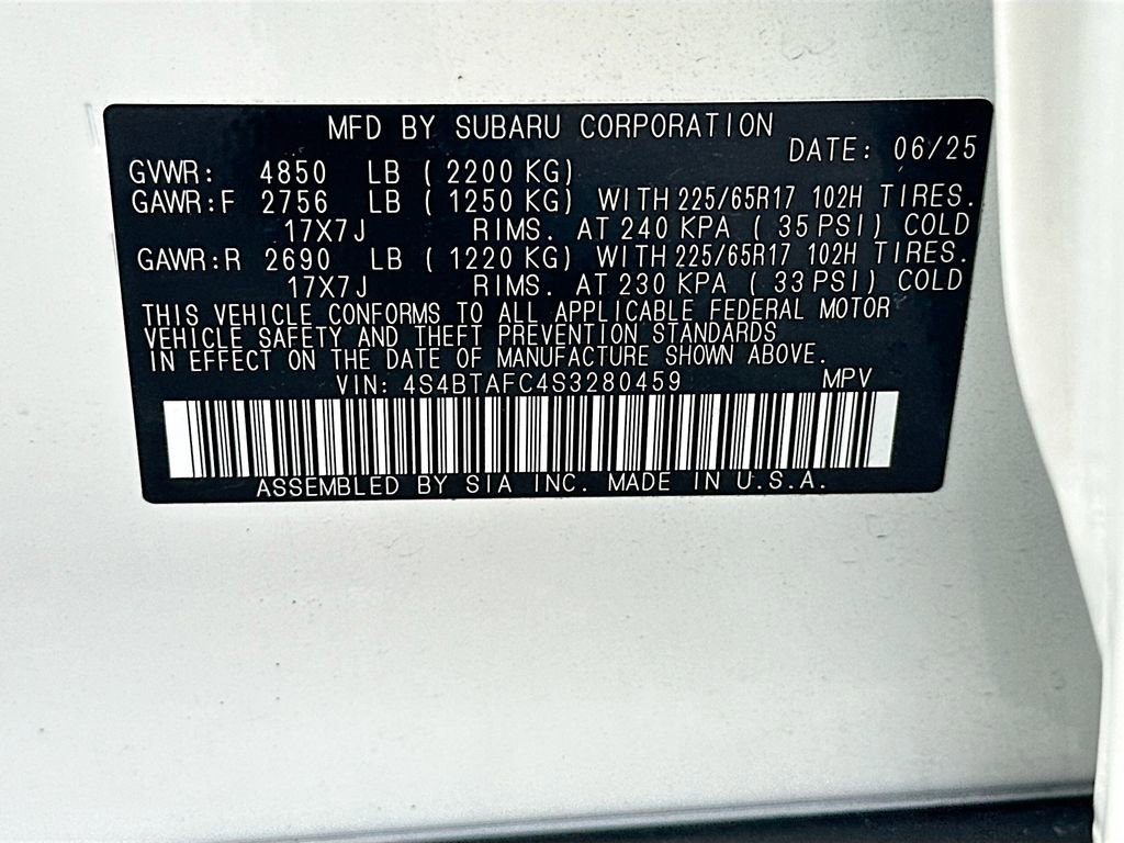 Certified 2025 Subaru Outback Premium w/ Popular Package #1A AWD/4WD image 31