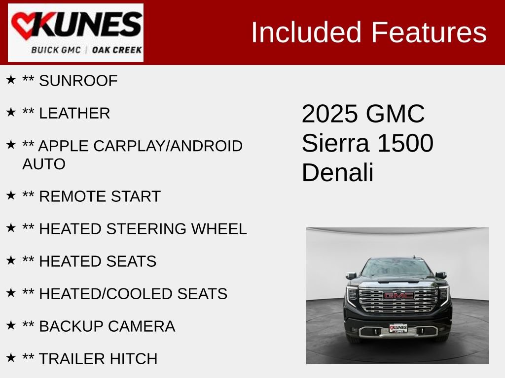 Used 2025 GMC Sierra 1500 Denali AWD/4WD image 2