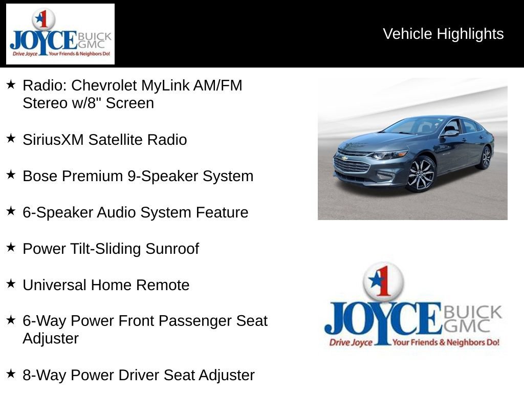 Certified 2018 Chevrolet Malibu LT w/ Leather Package FWD image 25