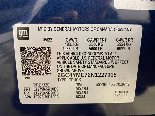 Certified 2022 Chevrolet Silverado 2500 Custom w/ Custom Value Package AWD/4WD image 31