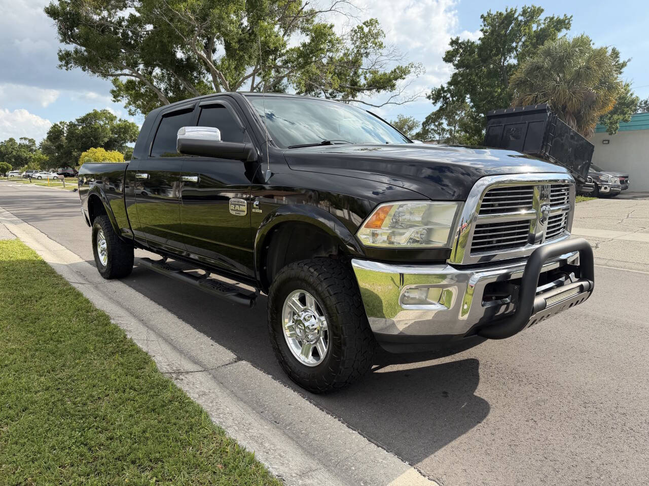 Used 2012 RAM 3500 Laramie Longhorn w/ HD Snow Plow Prep Group AWD/4WD image 2