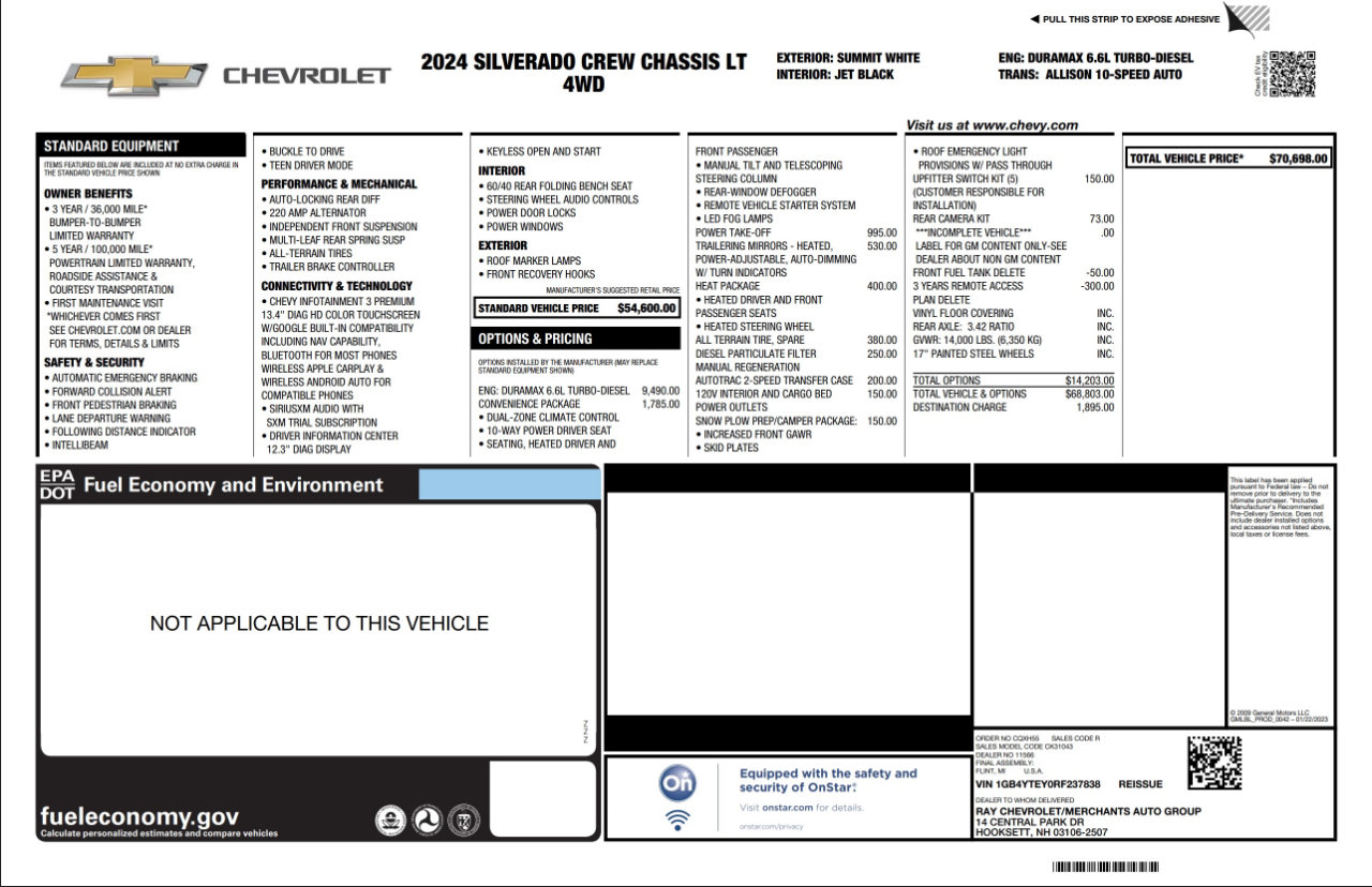 Used 2024 Chevrolet Silverado 3500 LT w/ Convenience Package image 4