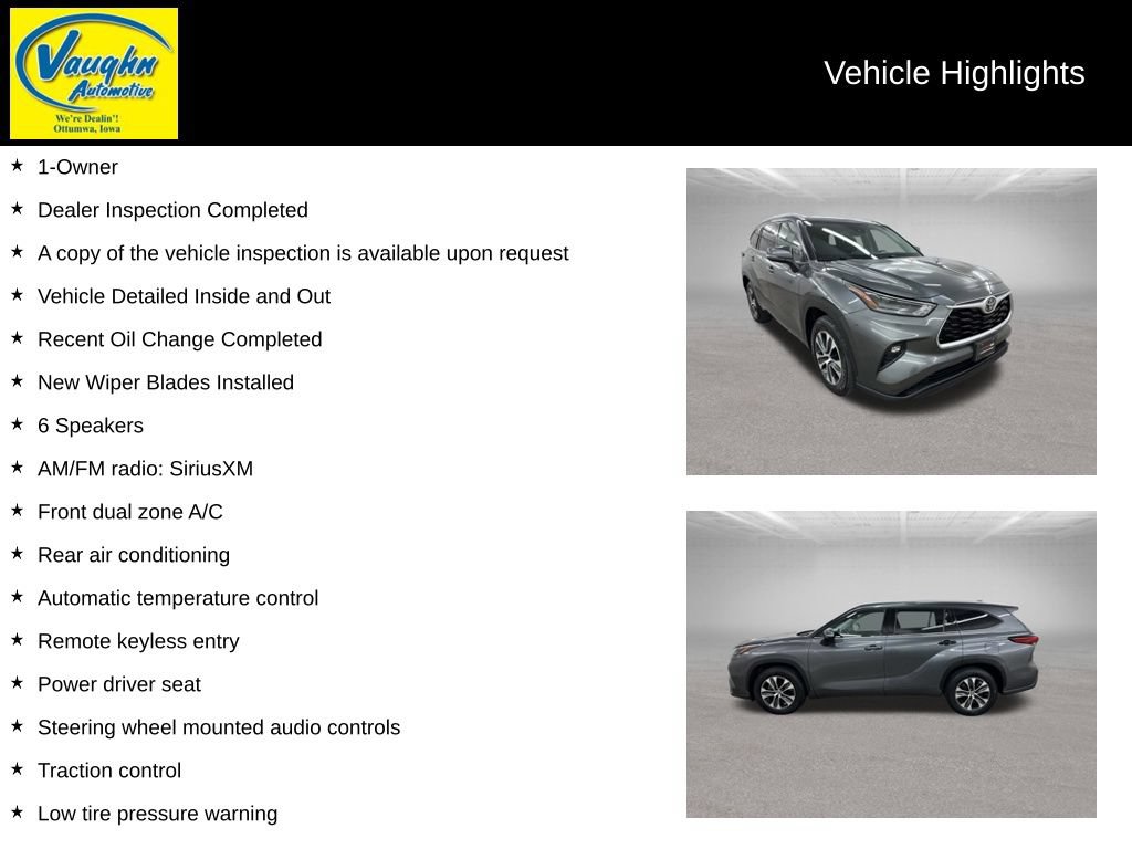 Used 2022 Toyota Highlander XLE FWD video 2
