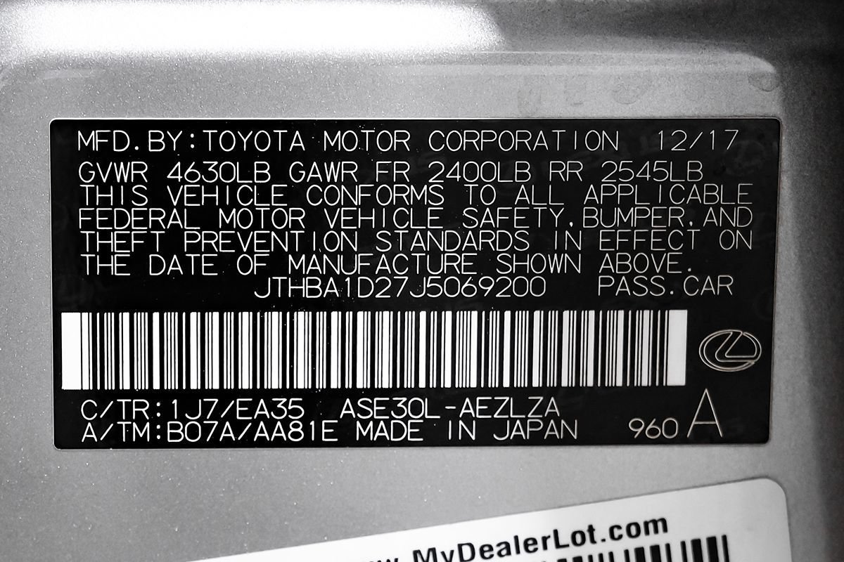 Used 2018 Lexus IS 300 F Sport w/ F Sport Package RWD image 69