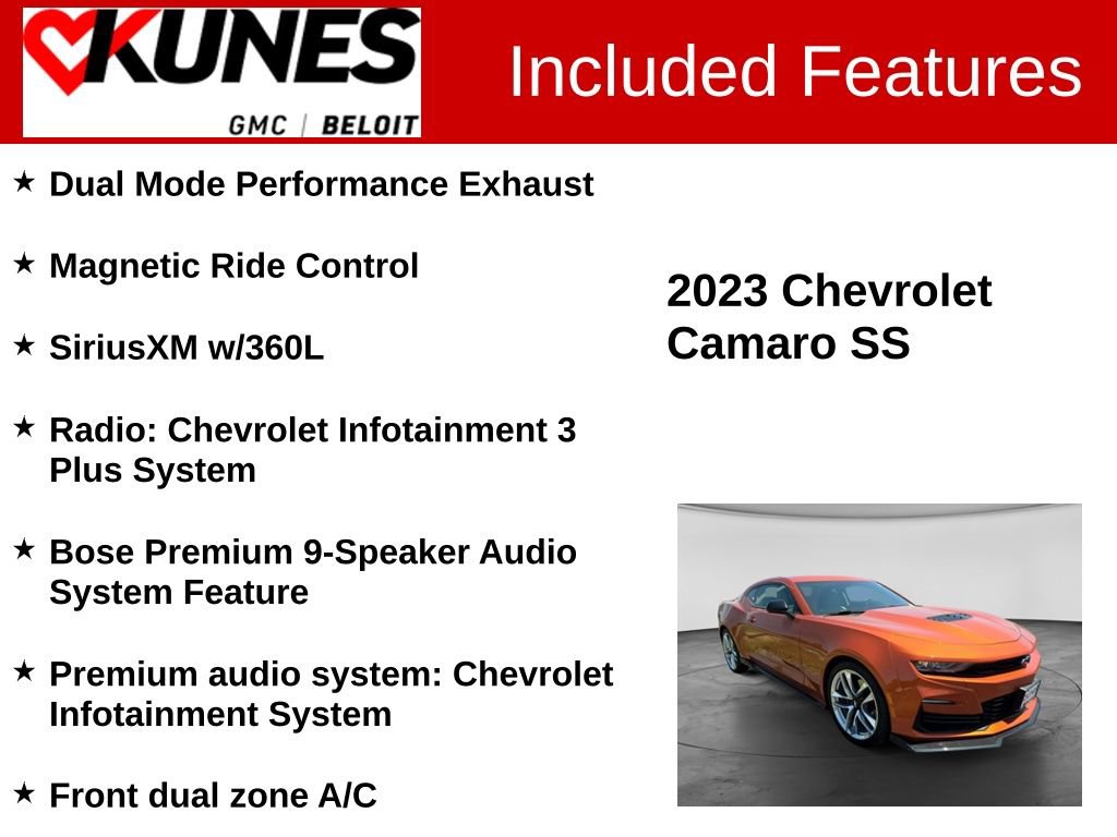Used 2023 Chevrolet Camaro SS RWD image 2