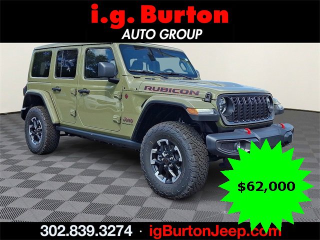 New 2025 Jeep Wrangler Unlimited Rubicon w/ Technology Group