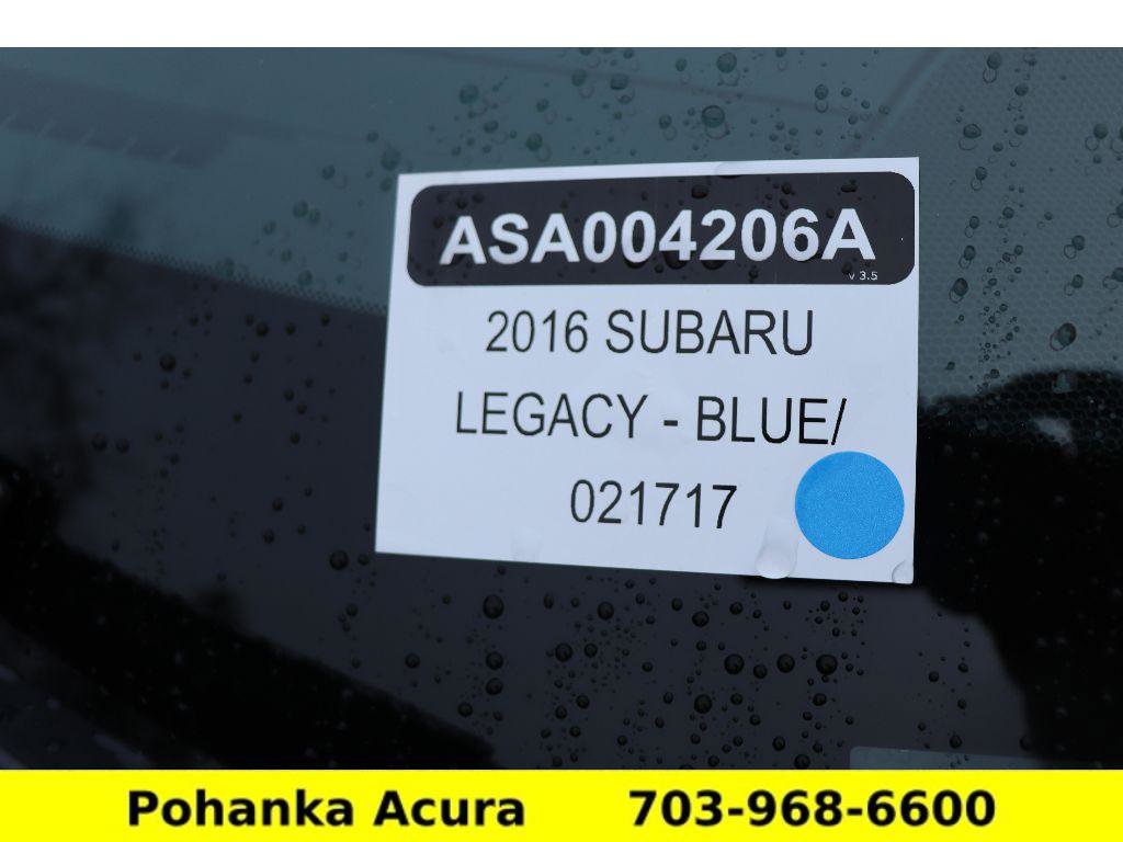 Used 2016 Subaru Legacy 2.5i Limited image 37