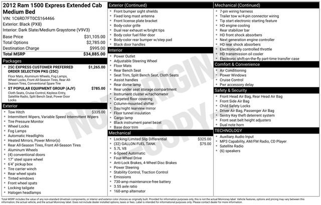 Used 2012 RAM 1500 Express AWD/4WD image 4