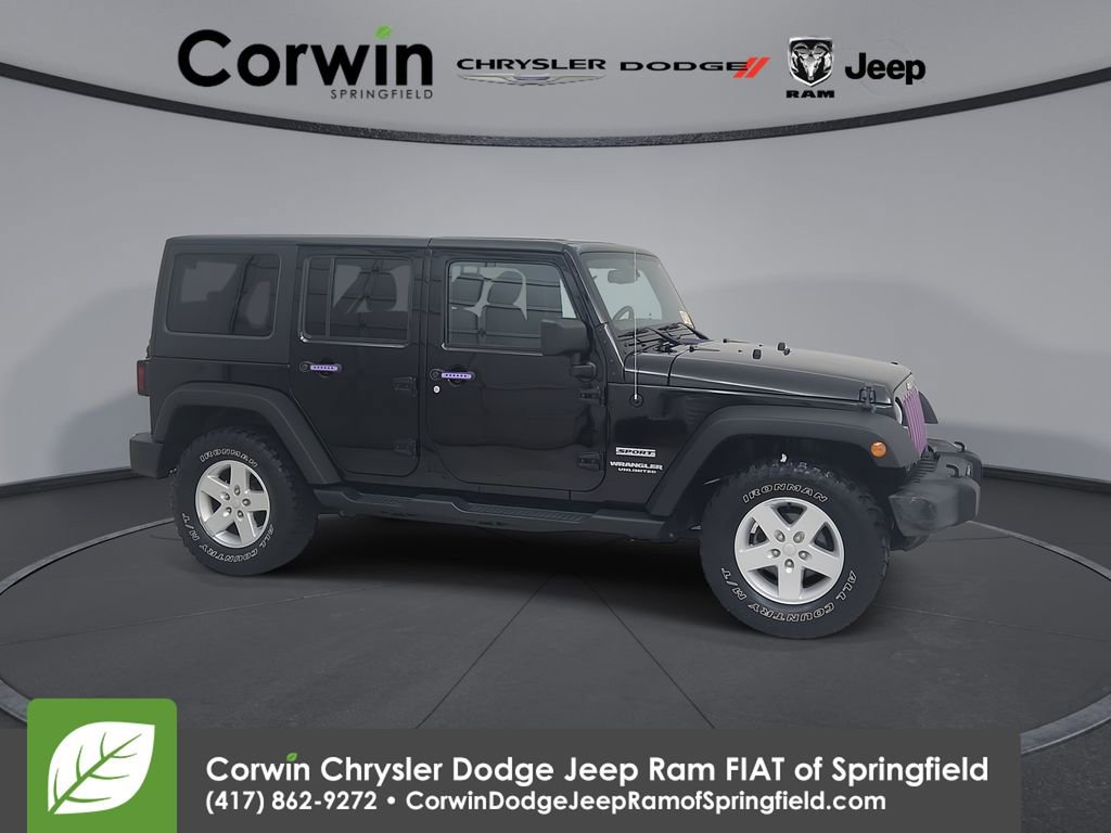Certified 2017 Jeep Wrangler Unlimited Sport w/ Quick Order Package 24S image 1