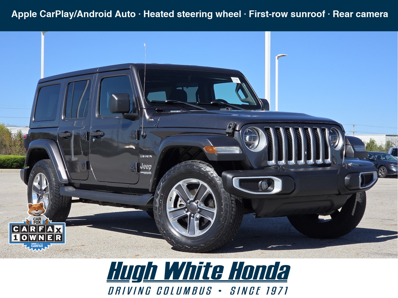Used 2020 Jeep Wrangler Unlimited Sahara w/ LED Lighting Group