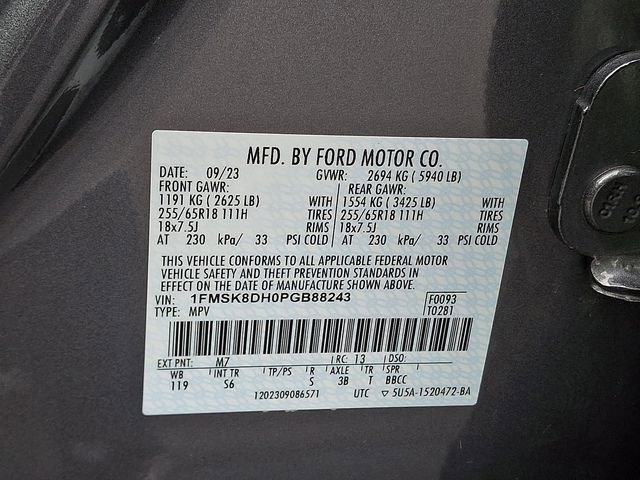 Certified 2023 Ford Explorer XLT w/ Equipment Group 202A image 29