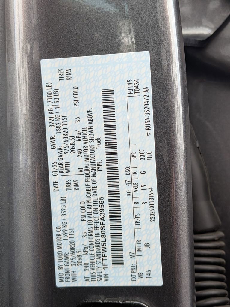 Used 2025 Ford F150 Lariat w/ Equipment Group 501A Mid image 34