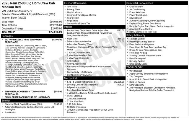 Used 2025 RAM 2500 Big Horn image 4