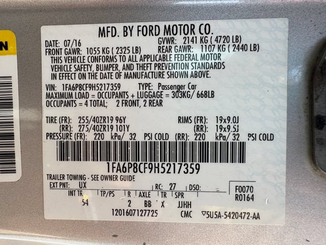 Used 2017 Ford Mustang GT Premium w/ GT Performance Package RWD image 27