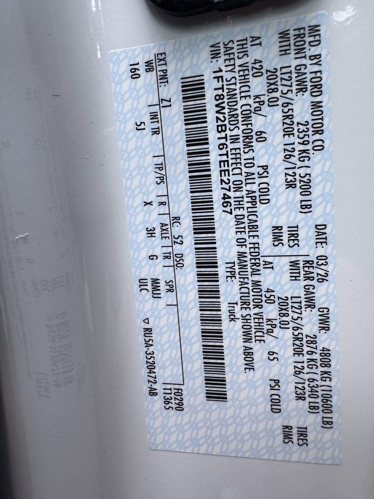 New 2026 Ford F250 Lariat image 28