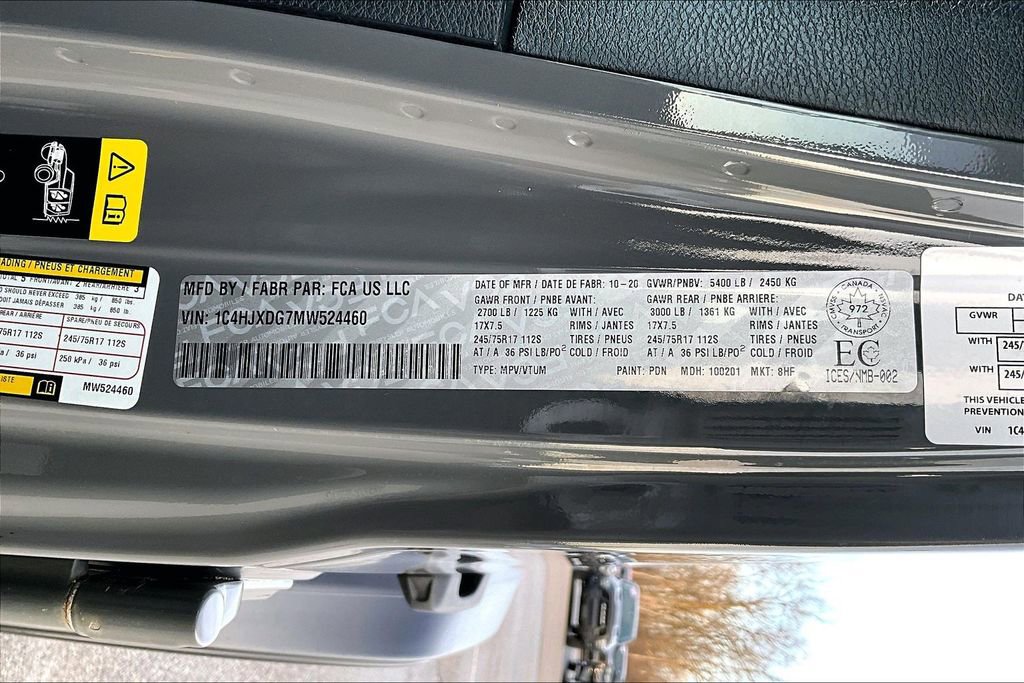 Used 2021 Jeep Wrangler Unlimited Sport w/ Technology Group AWD/4WD image 18