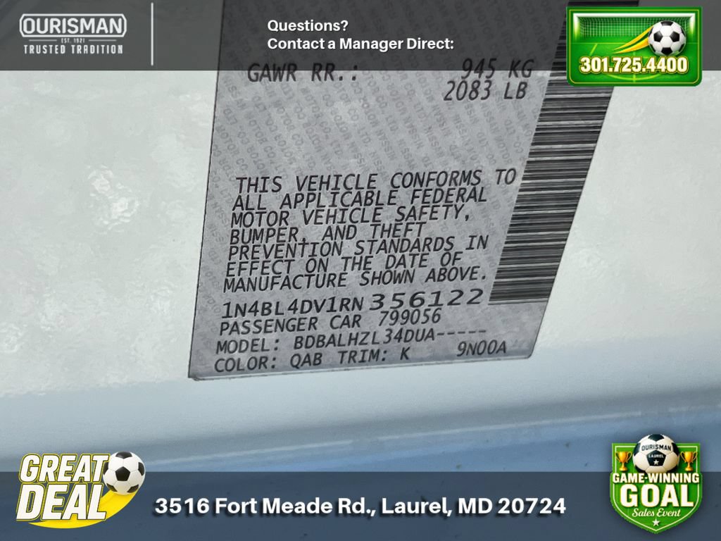 Used 2024 Nissan Altima 2.5 SV FWD image 28